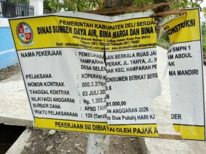 Diduga Mutu Aspal Buruk, Proyek Milyaran di Hampan Perak Dikerjakan tidak sesuai Spesifikasi Teknis.
