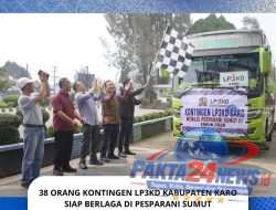 38 Orang Kontingen LP3KD Kabupaten Karo Siap Berlaga di Pesparani Sumut di Pematangsiantar