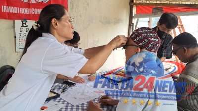 IRC dan Robi Barus Kembali Lakukan Pemeriksaan Mata Gratis kepada Masyarakat di 3 Kelurahan