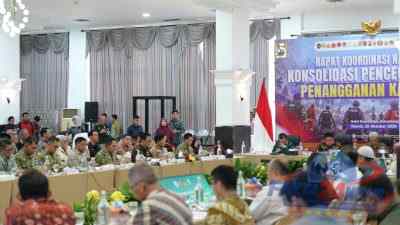 Perkuat Koordinasi Penanganan Karhutla, Kapolda Sumsel Hadiri Rakornas di Palembang