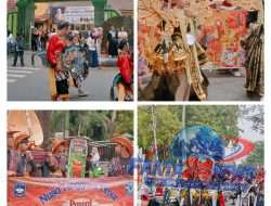 SMP Negeri 2 Jombang Gelar Pawai Budaya Meriah, Peringati HUT ke-68