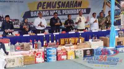 *PULUHAN JUTA BATANG ROKOK ILEGAL DIMUSNAHKAN, BEA CUKAI SUMBAGTIM SELAMATKAN POTENSI KERUGIAN NEGARA RP20,56 MILIAR* 